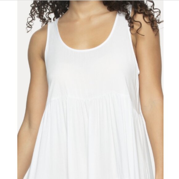 Felina Women's Isabelle MIDI Flowy Dress, White, NWT - Picture 4 of 4